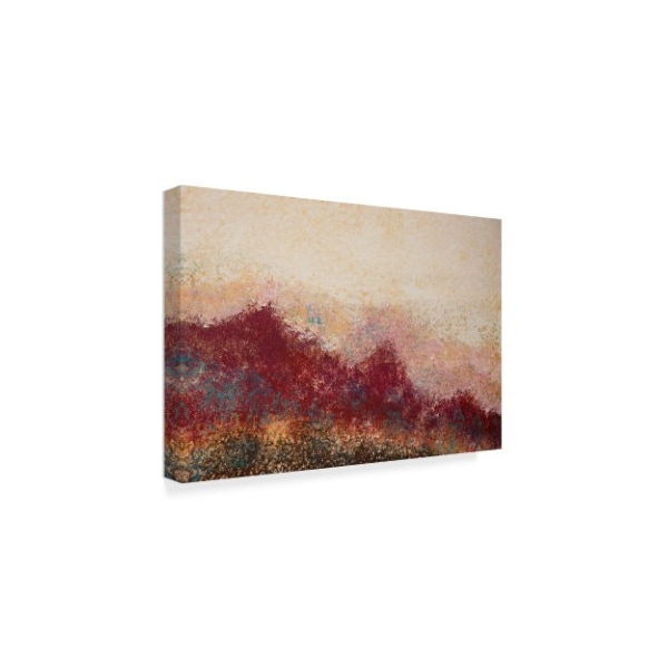 Hilary Winfield 'Red Rocks Fog' Canvas Art,16x24